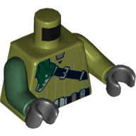 Lego tělo, olivově zelená (6083494)